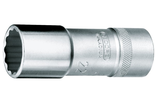 GEDORE Steckschlüsseleinsatz 1/2" lang 12-kant UD-Profil 10-34mm D 19 L